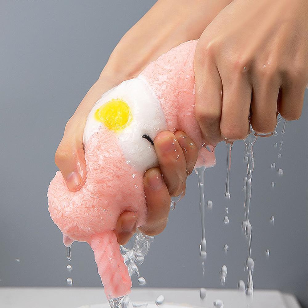 1PCS Cartoon Penguin Cleaning Hand Towel