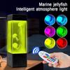 LED Jellyfish Night Light Lava Light Children's Bedroom Decoration Light Office Bedroom Light Festival Small Night Light