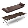Outdoor Cot Load Capacity 180kg 190 X 69 X 40cm Car Sleeping Mat with Pillow 190x60x5cm Air Mat Included Aluminum Camping Bed Bench Foldable