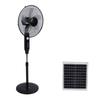 Solar Stand Fan 16in 2 Use Rechargeable Electric Oscillating Fan for Household Outdoor