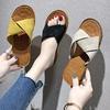 Sandals Women Wear Korean Version of Summer Flip Flops Flat Bottom Cross Women's Slippers Fashion Women's Shoes
