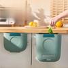 Wall-Mounted Foldable Kitchen Trash Can - Hanging Cabinet Door Waste Bin