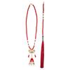 Tang Ming Song Dynasty Hanfu Ruyi Pendant Pearl Long Tassel Necklace Chinese Style Necklace  Hanfu