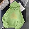 Women Letter Print Fleece Hooded Sweatshirt for Autumn Winter Ladies Plus Loose Large Size Pullover Hoodies