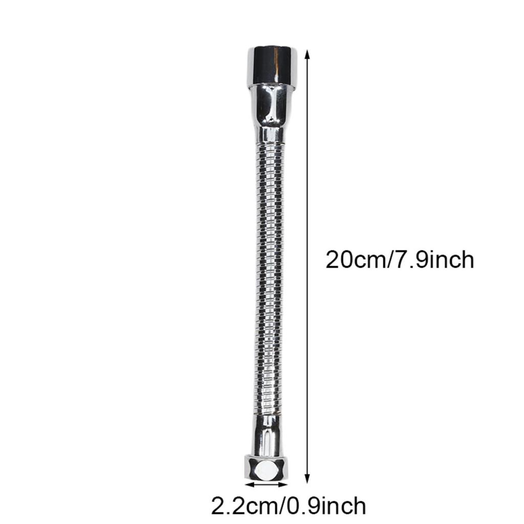 Кухонный смеситель Аэратор Насадка Удлинительная трубка Прочный металл Гибкий Жесткий Водосберегающий Фильтр Спрей для кухни Ванной комнаты Дома Ежедневное использование Легкий