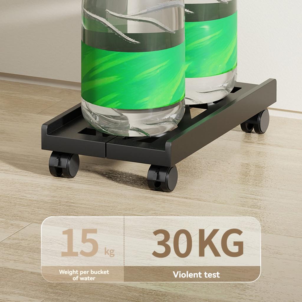 Adjustable Mobile CPU Stand, Ventilated Computer Tower Stand PC Tower Stand with 4 Caster Wheels Fits Most PC, Under Desk Holder