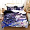 Anime Game Genshin Impact Columbina Bedding Set Duvet Cover Bed Set Quilt Cover Pillowcase Comforter King Queen Size Boys Adult
