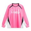 Li Ning Sports Lifestyle Series Color Block Letter Round Neck Comfortable Breathable Versatile Long Sleeve T-Shirt Unisex Tops AHSV301-4