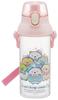 Skater Kids' Clear Water Bottle, 480ml, Plastic, Made In Japan, Sumikko Gurashi, Polar Bear Hometown, for Girls, PSB5TR69501
