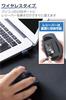 ELECOM Wireless Medium 5 AskDoctors EX-G Mouse, 2.4GHz, Quiet, Size, Buttons, Certified, Antibacterial, Black, M-XGM30DBSKABK