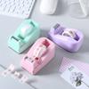 Stationery Tape Dispenser Macaron Color Tape Cutter Desktop Tape Holder  School Office Supplies