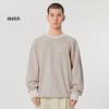 JNBY Men's Printed Loose Round Neck Sweatshirt