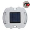 Solar Deck Lights Silver Aluminium Alloy High Brightness LED Solar Road Stud For Outdoor Pathway