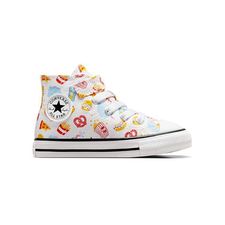 Converse Chuck Taylor All Star Canvas Удобные Универсальные Прочные Высокие Кроссовки для Ходьбы Детские Кроссовки Белый Красный Желтый A07378C