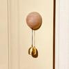 Wooden Door Bell Rustic Door Chime Shopkeepers Bell Entrance Door Bell for Home Entrance Door Opening Housewarming Gift