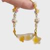 Chasing Autumn: Osmanthus Cat Star Woven Bracelet - Light Luxury Niche Accessory