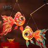 Goldfish Lantern DIY Assembly Handheld Lantern for Kids Battery Powered Chinese Traditional Lantern for Mid-Autumn Festival Spring Festival