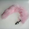 Pink Tail Anal Plug Pet Play Kitten Kink Fetish Restraints Non Vibrating Butt Plugs