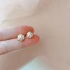 Camellia Earrings New Year's Trendy Earrings for Women's Temperament High-end Niche Design