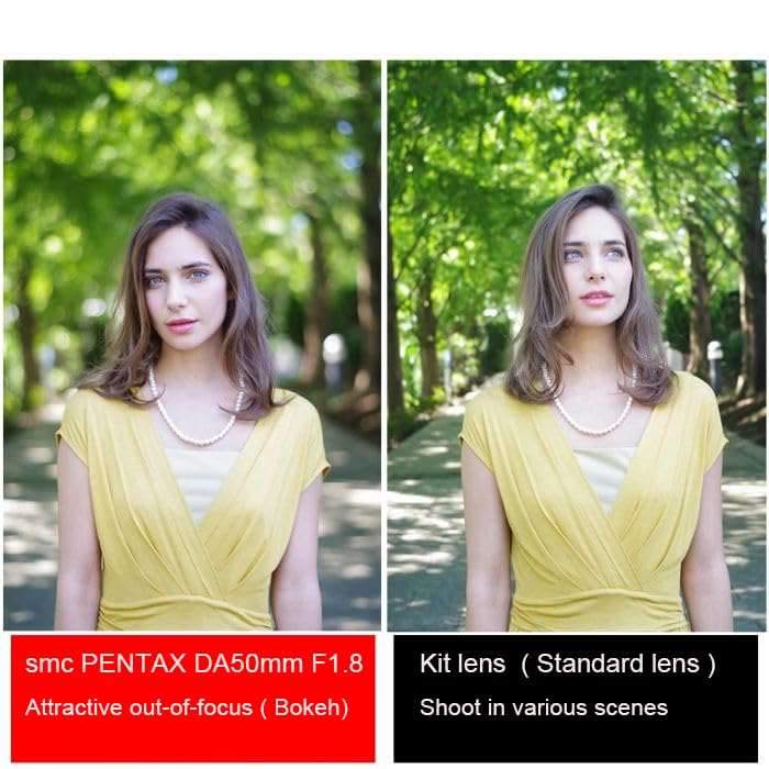 Pentax Smc Medium Telephoto Single Focus Lens Depiction and K Series Is Equipped with Image 22177 PENTAX-DA 50mmF1.8 [For APS-C Size] [High