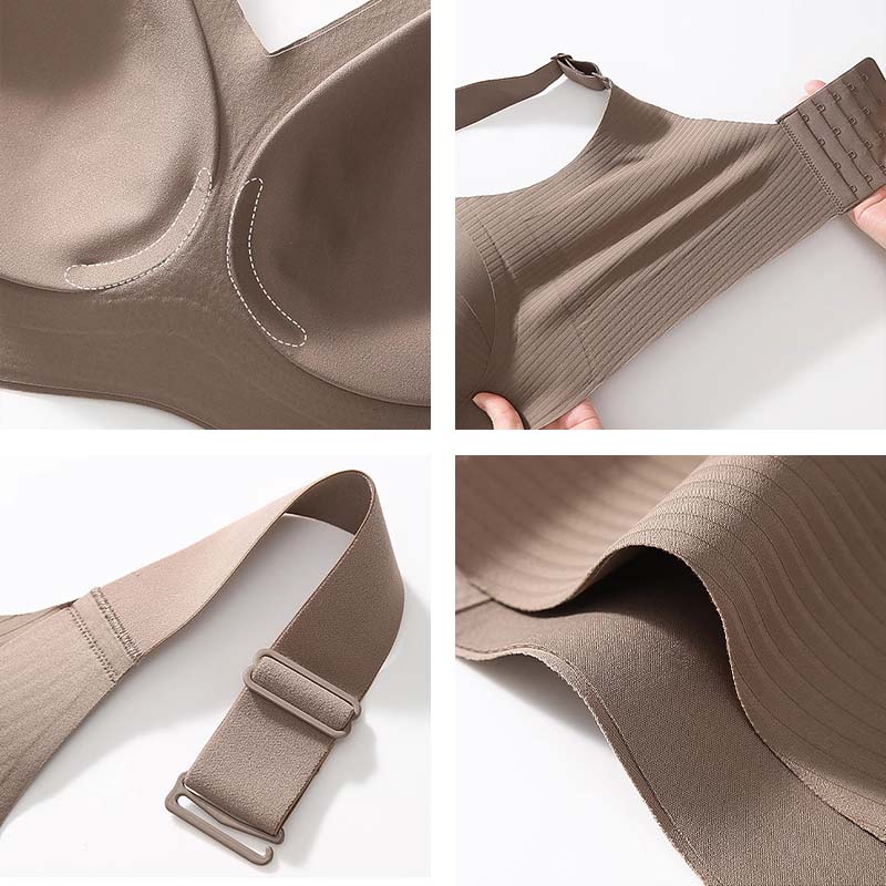 Women's Plus Size Bras Anti-sagging Seamless Comfortable Women's Bras Full Cup Underwear Bras for Big Breasts L-2XL