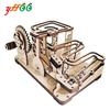 Yffoo DIY Handmade Toys Marble Run Tracks Wood Puzzle 3D Diorama Model Kit Assembling Building Blocks For Children Adults Gift
