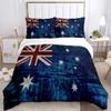 US UK National Flag Digital Polyest Duvet Cover Bedding Sets Soft Quilt Cover and Pillowcases for Teens Single/Double/Queen/King