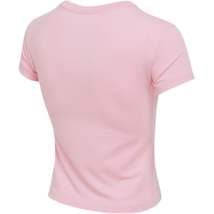 Nike Simple Breathable Versatile Short Sleeve T-Shirt Women Tops Pink FV5509-690