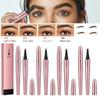 Four Headed Eyebrow Pencil, Wild Eyebrow Waterproof And Convenient Eyebrow Pencil, Liquid Eyebrow Pencil For Women And Girls, Daily Dating 1ml