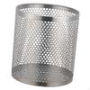 Stainless Steel Trash Can Garbage Bin Mesh Wastebasket Rubbish for Bathroom Kitchen
