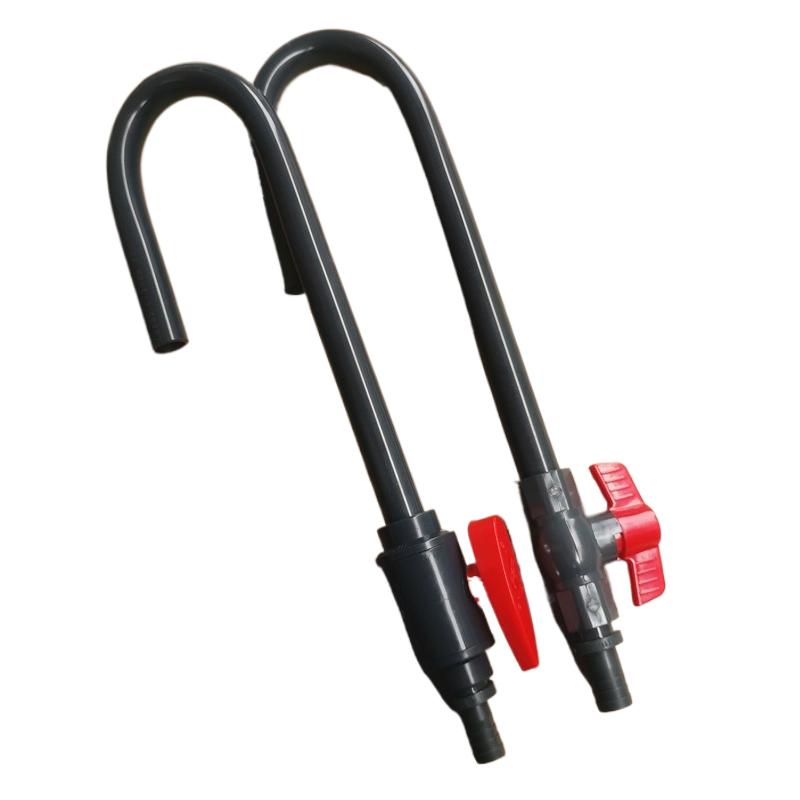 Fish Water Filler Pipe Aquarium Water Filler Tube U Shaped Wall Mounted Automatic Top Off Water Refiller Pipe