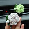 Gardenia Car Aromatherapy Perfume Expansion Incense Stone Car Air Conditioning Outlet Decoration Flower Girl Air Freshener