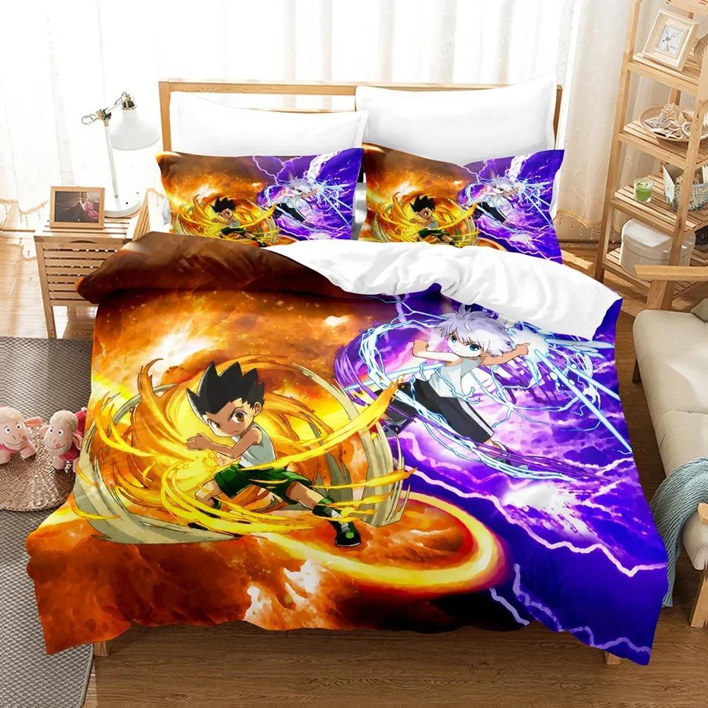 Hunter X Hunter 3D Print Duvet Cover Set Bedding Set Japanese Anime Twin Queen King Quilt Cover Pillowcases Home Decor