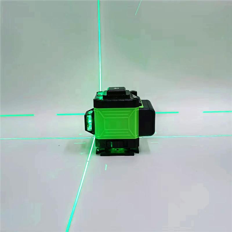 8/12/16 Line High Precision Laser Level Infrared Automatic Leveling Green Light Projector 360° Horizontal Vertical Measure Tool New
