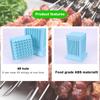 Vegetables Kebab Maker Barbecue Stringer Box Machine Skewer Tools Beef Pork Meat 49 Holes Barbecue Accessories