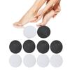 10PCS Electric Foot Grinder Heads Callus Remover Sanding Disc Exfoliating Sandpaper Disk Black Offwhite