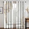 Black and White Butterfly 3D Curtains Pattern Curtains For Bedroom Expand Space Shading Colth Curtain For Bedroom Window Curtain