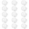 15pcs Clear Water Globes with Screw Off Cap Empty Snow Globe Making Props Snow Globes Snow Globe Kit DIY Water Globe