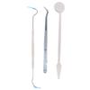3Pcs/Set Teeth Tartar Scraper Mouth Mirror Dentists Pick Scaler Dental Tools
