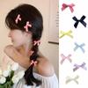 1PC Ribbon Bowknot Hair Clips Sweet Multicolor Barrette Ballet Bow Hairpin Girls