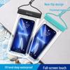Transparent Waterproof Phone Pouch with TPU Touch Screen for Swimming and Diving
