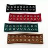 Headband Punk Style Rock Air-eye Decor Hair Band Elastic Fabric Eyelets Punk Headwrap Hair Accessory