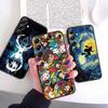 Fashion Cartoon Phone Case For iPhone Samsung A55 S24 FE S25 M35 Xiaomi Redmi Note 13 Pro 14C Huawei Honor Realme Shockproof Anti-Scratch Matte Cover