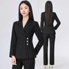 Premium Black Women's Formal Suit Set - Executive Workwear & Receptionist Attire