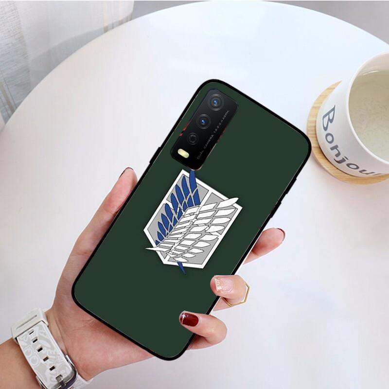 Anime Japanese Attack On Titan Phone Case for VIVO Y31 Y21 Y70 Y21S Y20 Y72 1907 Y12 Y11S Y53S Y33S Y55 Y76 Y51 Y15S Y01