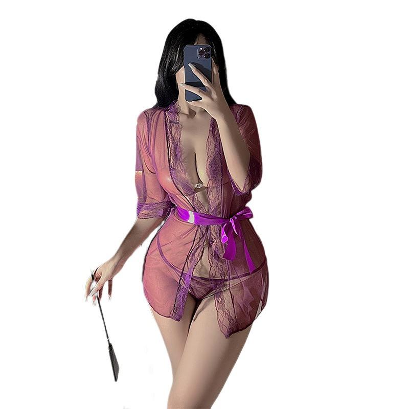 Women's Sexy Underwear, Sexy Bathrobes, Lace Mesh, Transparent Seduction, Pure Desire, Adult Products, Women