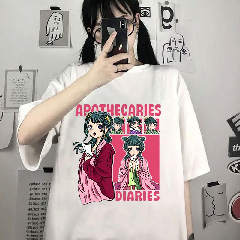 New Fuuny The Apothecary Diaries Printed Unisex Men's Women's Fashion Short Sleeve Maomao Casual Summer Tops Tees