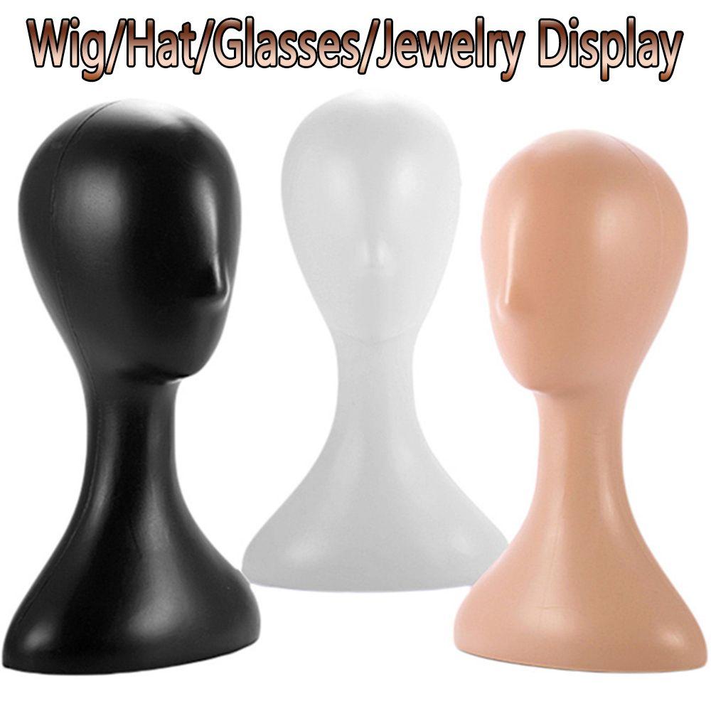 Белый манекен женский держатель для волос пластиковая модель головы голова для демонстрации париков подставка для парика тренировочная голова