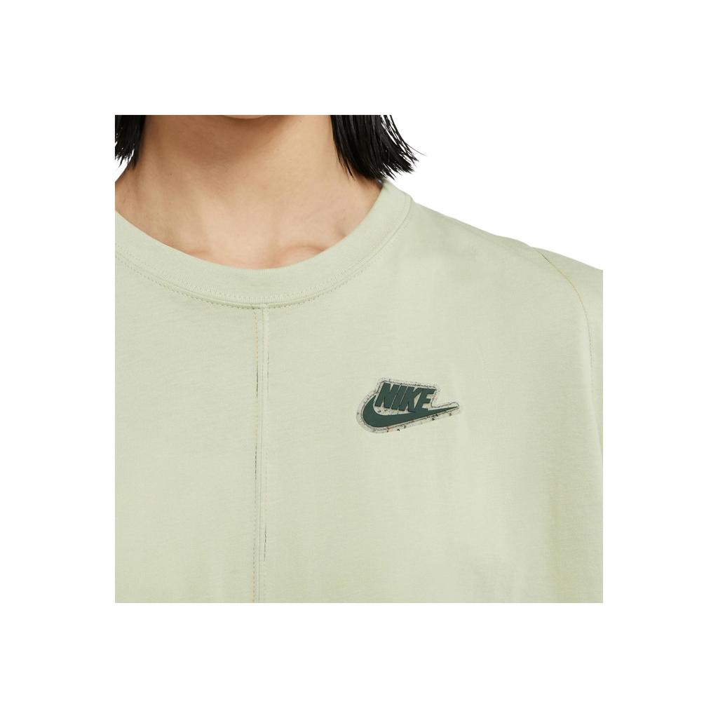 Nike Sportswear Breathable Athletic Sleeveless T-Shirt With 3D Logo Women Tops Light-Green CZ9252-371