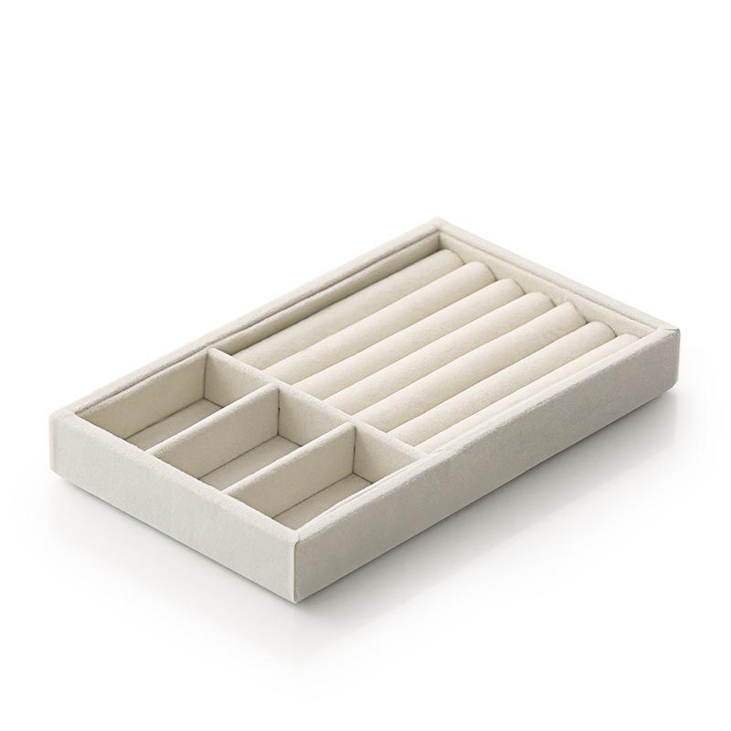 Jewelry Organizer Dresser Drawer Inside Compartment Velvet Fabric Necklace Earrings Rings Jewelry Jewelry Tray